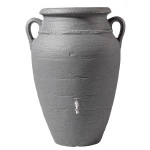 Amphore regenton met plantenbak antraciet 600 liter Amphore regenton met plantenbak antraciet 600 liter